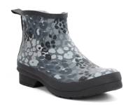 Leopard Print Waterproof Rain Boot - Women's Grey Leopard Print view