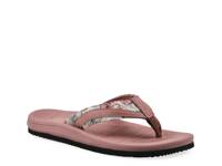 Bays Flip Flop Blush Floral Print view