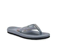 Bays Flip Flop Light Blue Floral Print view