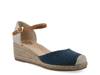 Maintain Espadrille Wedge Pump Dark Denim Blue view