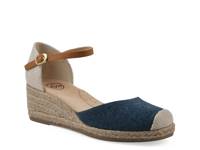 Maintain Espadrille Wedge Pump Dark Denim Blue view