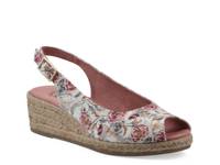Maize Espadrille Wedge Sandal Blush Floral Print view