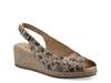 Maize Espadrille Wedge Sandal Tan Leopard Print view