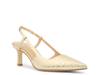 Alora Pump Gold Metallic  Snake Print view