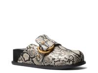Jaden Clog Ivory/Black Snake Print view