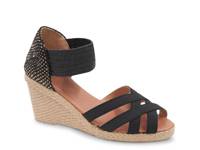 Adin Espadrille Wedge Sandal Black view
