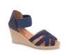 Adin Espadrille Wedge Sandal Navy view