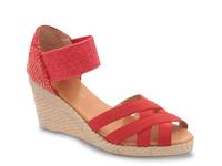 Adin Espadrille Wedge Sandal Red view