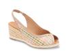 Audrey Wedge Sandal Beige Multicolor view