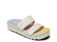 Banded Horizon Hi Sandal White view