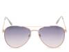 Archer Aviator Sunglasses Gold view
