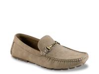 Ansto Driving Loafer Taupe Fabric view