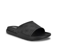 Magaria Sandal Black Logo Print view