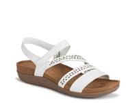 Jinna Wedge Sandal White view