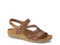 Jinna Wedge Sandal Dark Beechnut Brown view