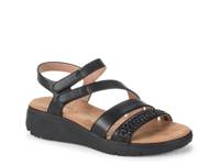 Soren Wedge Sandal Black view