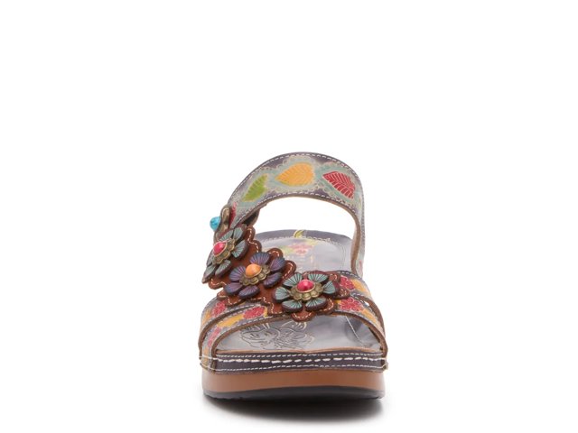 Hatzis Wedge Sandal