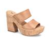 Dezi Platform Sandal Taupe view