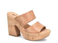 Dezi Platform Sandal Taupe view