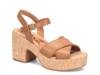 Calda Platform Sandal Light Brown view