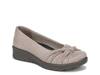 Glamour Wedge Slip-On Light Grey view