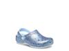 Classic Chunky Glitter Clog - Kids' Blue Frost view