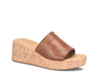 Savia Wedge Sandal Dark Tan view