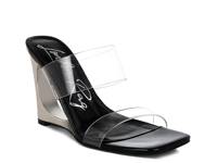Zelene Wedge Sandal Black view