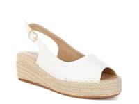 Yarael Wedge Sandal White view