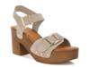 Lhasa Platform Sandal Taupe view