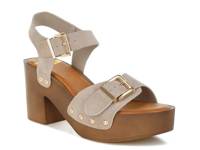 Lhasa Platform Sandal Taupe view