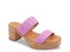 Cairo Platform Sandal Lavender view