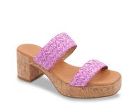 Cairo Platform Sandal Lavender view