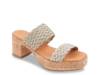 Cairo Platform Sandal Platino/Silver view