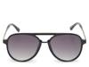 Retro Aviator Sunglasses Black view