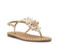 Bryelea Sandal Gold Metallic view