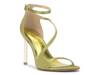 Qamille Sandal Lime Green Satin view