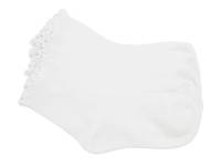 Lettuce Trim Kids' Ankle Socks - 5 Pack White view