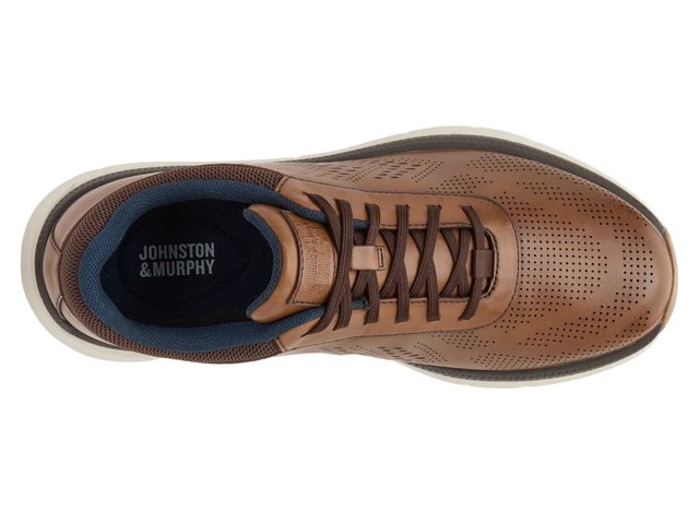 Johnston & Murphy Hasting U-Throat Perforated Oxford - Free  display picture 3
