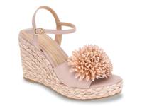 Erika Wedge Sandal Rose Red view