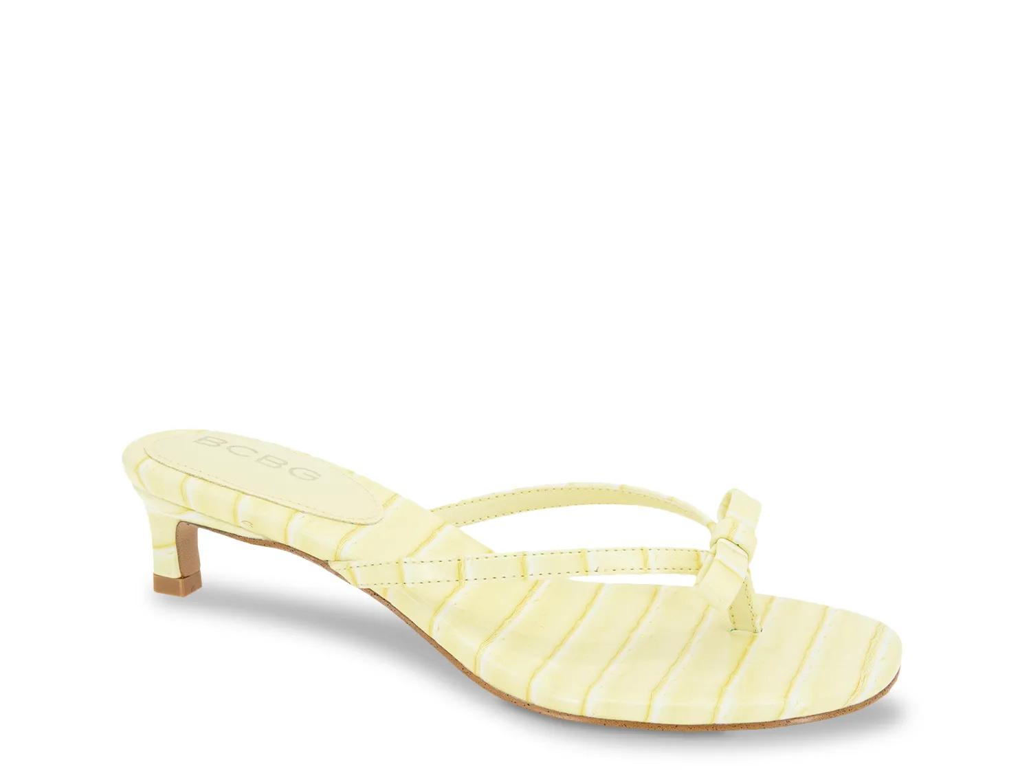 Bcbgeneration Zia Sandal In Yellow