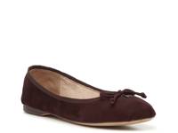 Zane Ballet Flat Cafe Suede view
