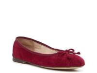 Zane Ballet Flat Merlot Suede view