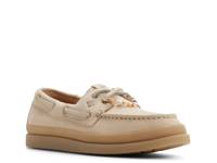 Authentic Original 2-Eye Mudguard Boat Shoe White view