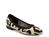 Josey Ballet Flat Light Brown/Black Leopard Print view