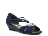 Rosemary Wedge Sandal Navy view