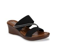 Xanthe Wedge Sandal Black view