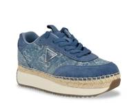Stefen Platform Sneaker Blue Denim view