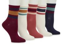 Heritage Varsity Women's Quarter Socks - 5 Pack Multicolor view