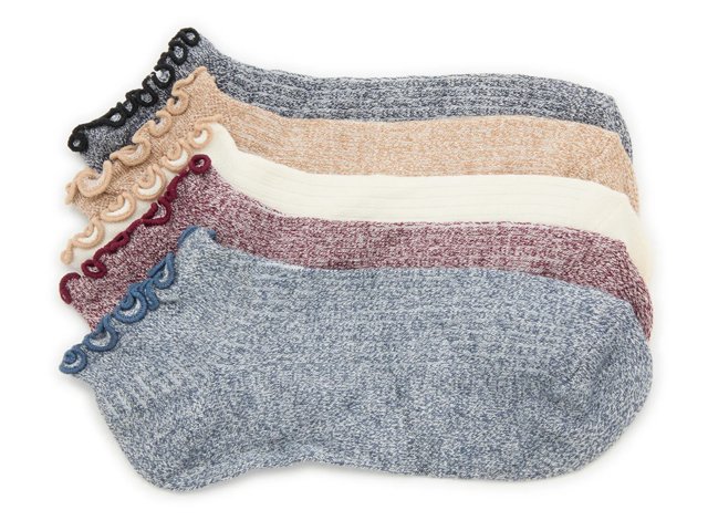 Marled Lettuce Women's No Show Socks - 5 Pack